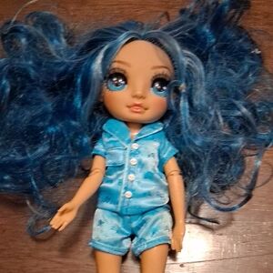 Blue Hair Doll with Outfit